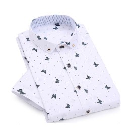 SKR075 Make Casual Printed Shirt Style Design Butterfly Printed Shirt Style Customize Fashion Printed Shirt Style Printed Shirt Center SKR075 Make Casual Printed Shirt Style Design Butterfly Printed Shirt Style Customize Fashion Printed Shirt Style Printed Shirt Center